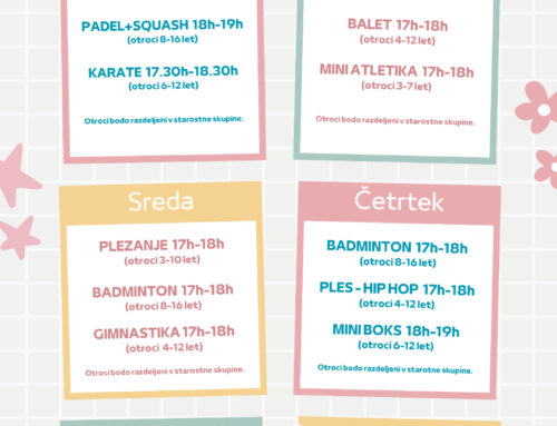 Urnik obšolskih dejavnosti 2026/27